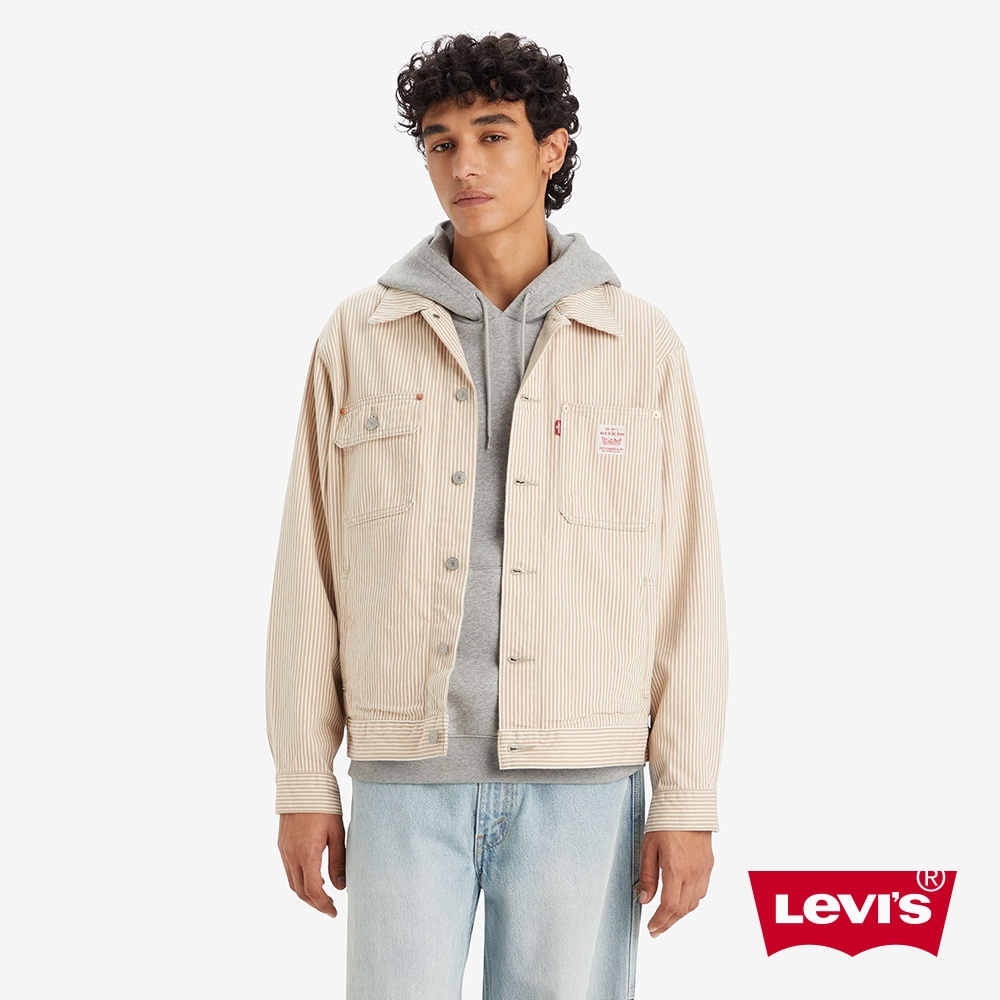 LEVI'S Workwear工裝系列男款外露鉚釘工裝式夾克
