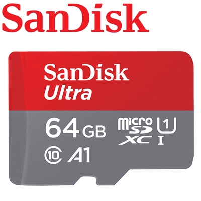 SanDisk 64GB 120MB/s Ultra microSDXC U1 A1 記憶卡