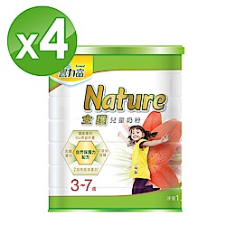 豐力富 Nature 3-7歲兒童奶粉(1500g)4罐組