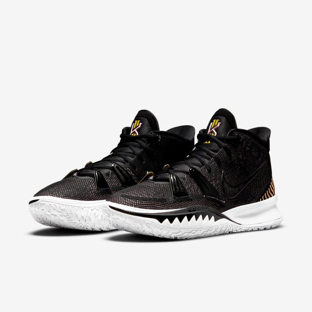 Nike 籃球鞋 Kyrie 7 EP 運動 男鞋 明星款 避震 包覆 支撐 球鞋 黑 白 CQ9327005