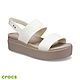 Crocs卡駱馳 (女鞋) 布魯克林厚底凉鞋 206453-159 product thumbnail 1