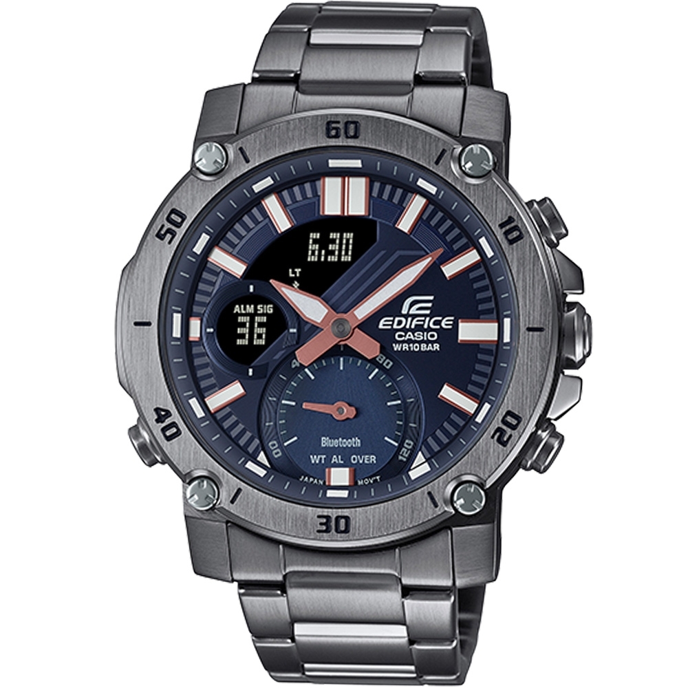 CASIO EDIFICE 智慧藍牙 多功能賽車錶(ECB-20DC-1A)