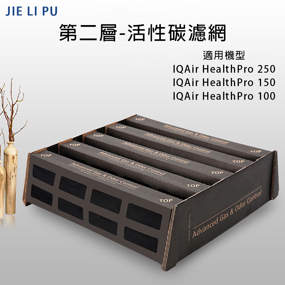 第二層-活性碳過濾層 適用IQAir HealthPro250 空氣清淨機副廠濾芯