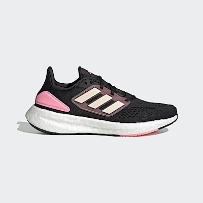 Adidas Pureboost 22 W HQ8581 女 慢跑鞋 運動 訓練 路跑 短跑 緩震 透氣 黑 粉