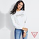 GUESS-女裝-炫金LOGO長袖上衣-米白 原價1990 product thumbnail 1