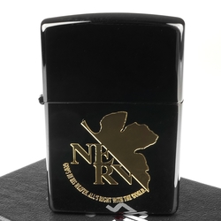 ZIPPO 日系~EVA新世紀福音戰士-Nerv Black & Gold使徒標誌蝕刻打火機