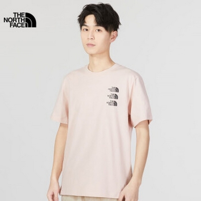 The North Face U MFO MULTI COLOR LOGO S/S TEE-AP中性短袖上衣-粉-NF0A86Z2LK6