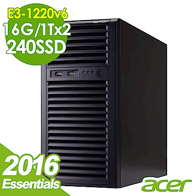 Acer T110 F4 E3-1220v6/16GB/240SSD 1TBx2