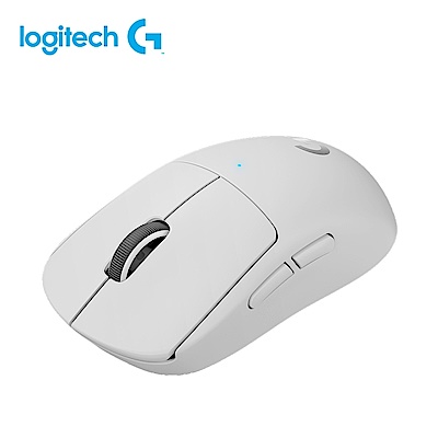 羅技 logitech G PRO X 無線輕量化電競滑鼠-白色