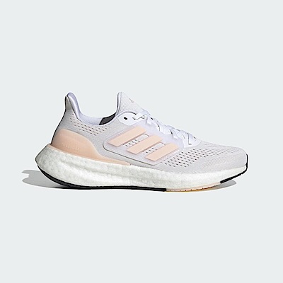 Adidas Pureboost 23 W IF2392 女 慢跑鞋 運動 路跑 休閒 緩震 耐磨 透氣 白 粉橘