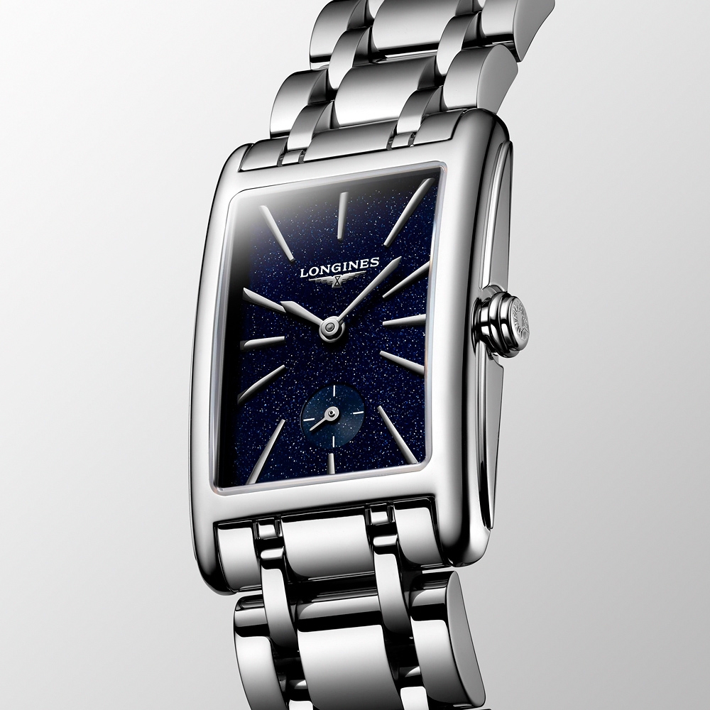 LONGINES 浪琴 官方授權 DolceVita多情系列星空小秒針女錶 年終送禮-20.8x32mm L5.255.4.93.6