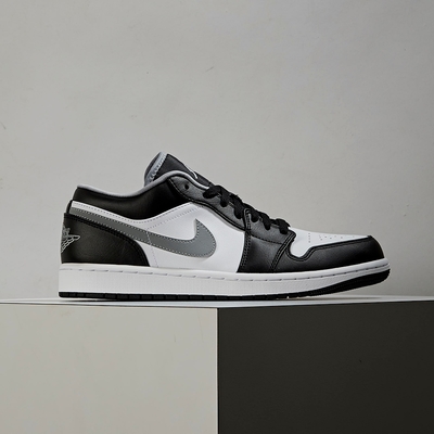 Nike Air Jordan 1 Low “Shadow 3.0” 男鞋黑白色經典運動休閒鞋553558