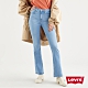 Levis 女款 725高腰合身靴型牛仔褲 精工輕藍染水洗 天絲棉 product thumbnail 1