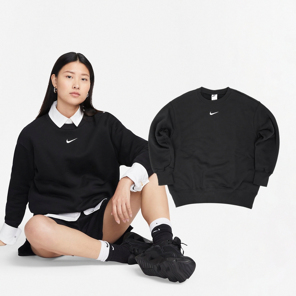 W PHOENIX FLEECE OVERSIZED CREWSWEAT DQ5734-010-