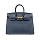 Hermes Birkin Epsom牛皮金釦外縫二用包-25cm(76藍) product thumbnail 1