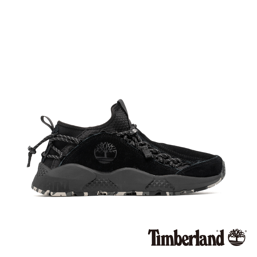 Timberland 男款NNH黑色全粒面皮革運動鞋 