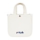 Fila Bag [BMV-7014-WT] 帆布包 手提 肩背 斜背 運動 休閒 輕便 兩側口袋 背帶可拆 白 product thumbnail 1