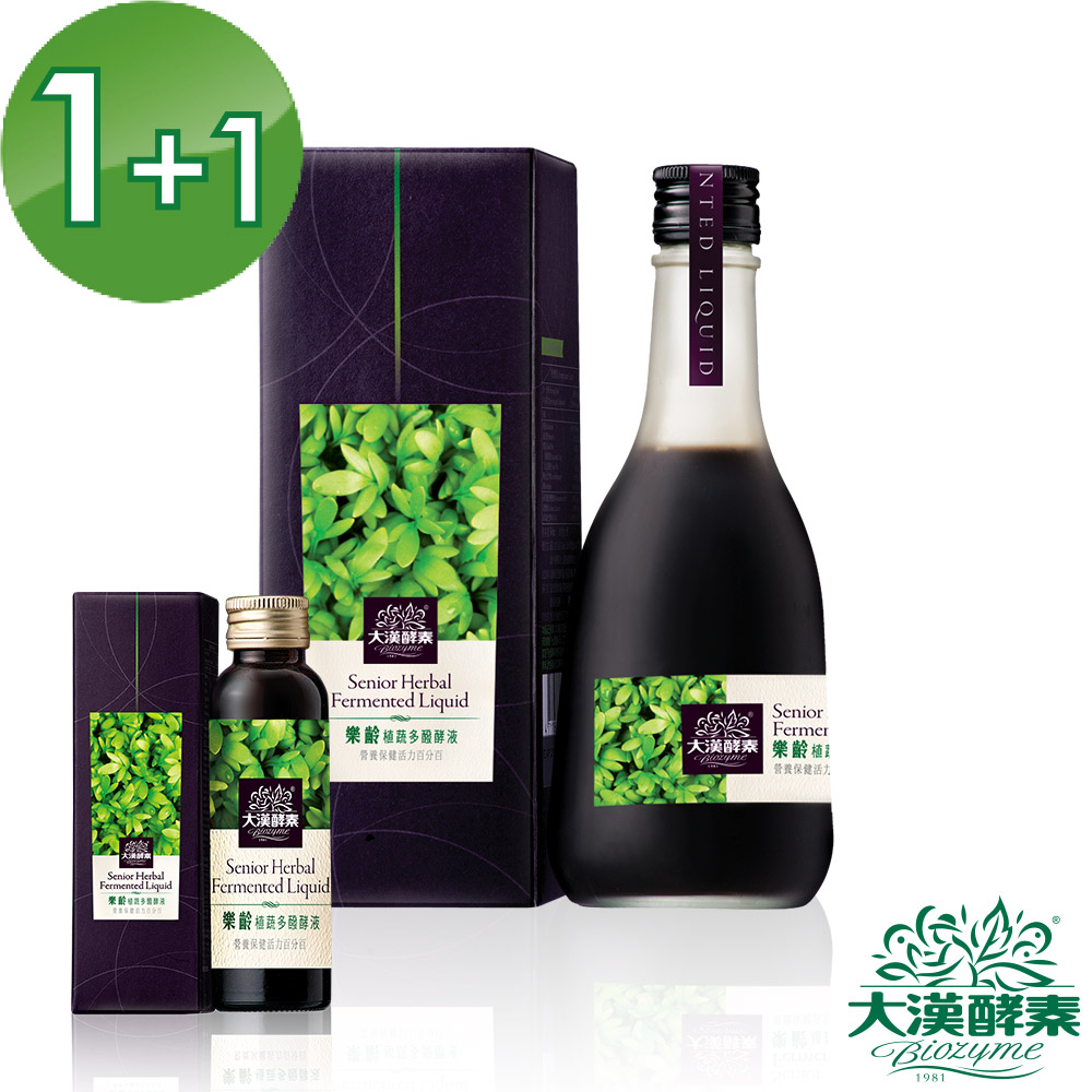 【大漢酵素】樂齡植蔬多醱酵液(360mlx1+60mlx1)