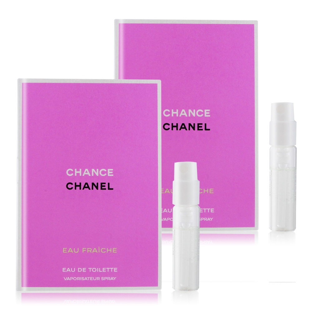 CHANEL 香奈兒 CHANCE 淡香水 綠色氣息版1.5mlX2 EDT-隨身針管試香