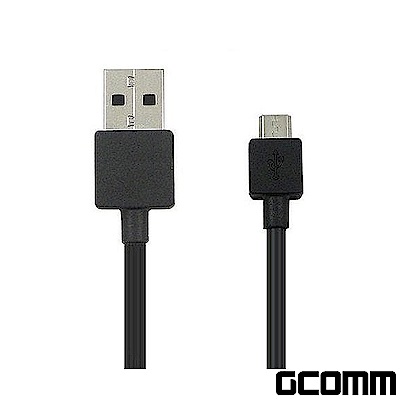 GCOMM MicroUSB(1米)快充傳輸數據線 經典黑