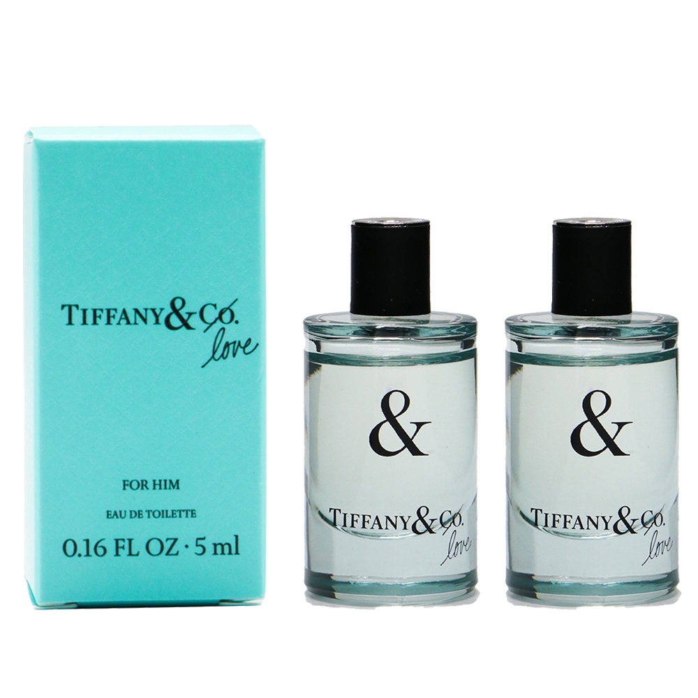 Tiffany & co. 蒂芬妮Love for Him 愛語男性淡香水5ml 小香* 2入組