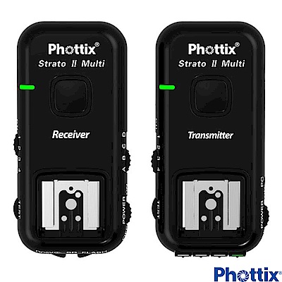 Phottix Strato II 2.4GHz無線閃燈觸發器(含接收器)-Canon