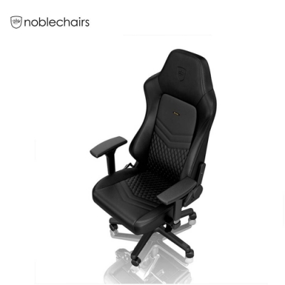 noblechairs HERO 電競/辦公椅-大尺寸真皮豪華款-黑