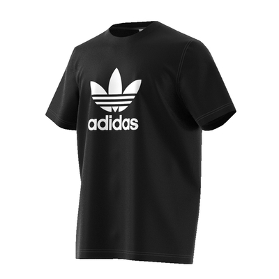 Adidas Originals 大Logo 短袖 黑 上衣 T恤 AJ8830