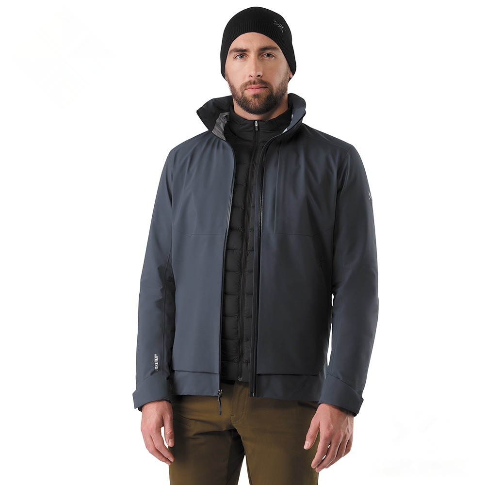 Arcteryx 始祖鳥 24系列 男 Interstate GTX防水外套 藍 | Yahoo奇摩購物中心