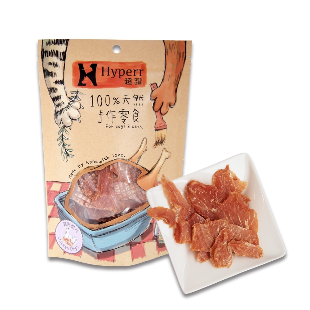 Hyperr超躍 雞肉脆片 手作零食 100g