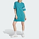 adidas 洋裝 女款 運動洋裝 長版上衣 三葉草 亞規 TEE DRESS 藍綠 IM1837 product thumbnail 1