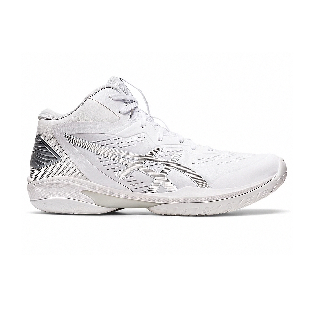 Asics GelHoop V15 男鞋女鞋白色運動鞋包覆緩震寬楦籃球鞋1063A062100