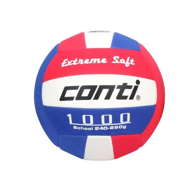 conti 詠冠4號安全軟式排球-訓練 4號球 台灣技術研發 V1000-4-RWB 紅藍白