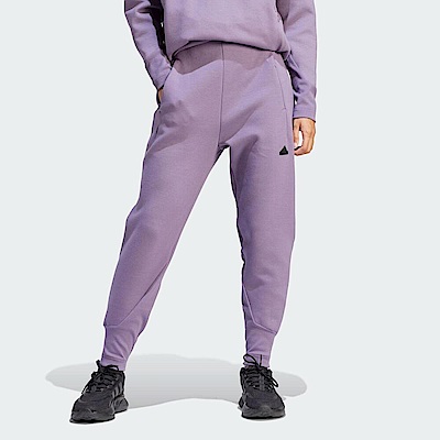 Adidas W Z.N.E. PT [IN5139] 女 長褲 錐型褲 亞洲版 運動 訓練 休閒 高腰 彈性 舒適 紫