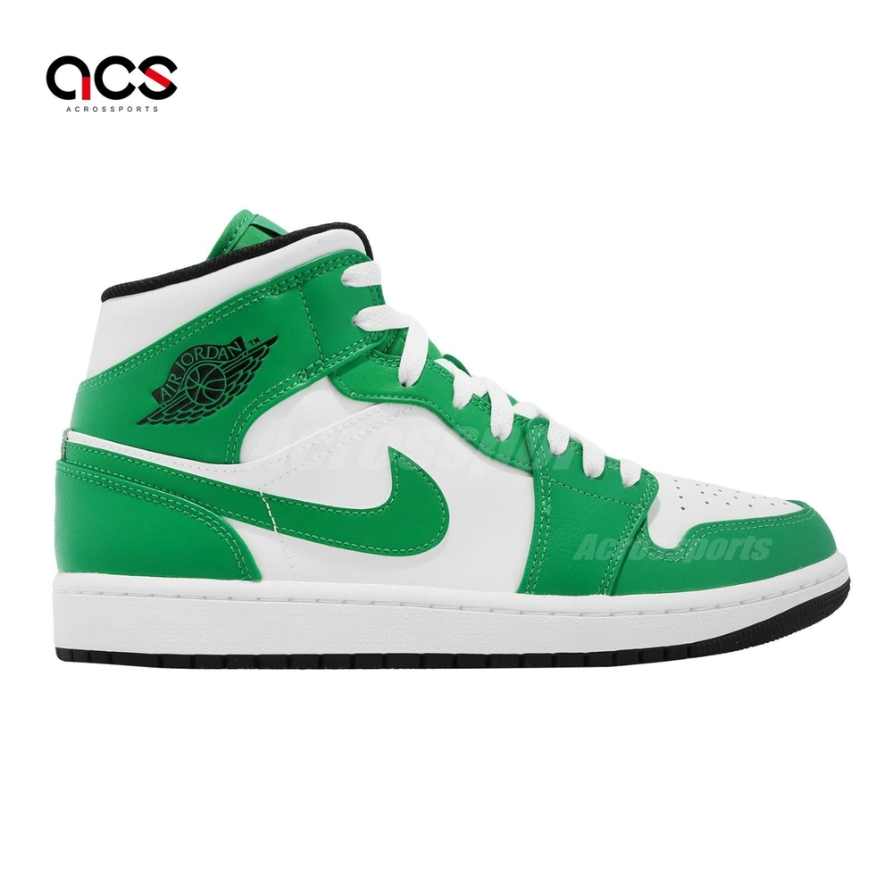 Nike Air Jordan 1 Mid Lucky Green 綠白男鞋AJ1 休閒鞋喬丹一代DQ8426