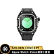 【Golden Concept】Apple Watch 45mm錶殼 銀錶框 黑橡膠錶帶 WC-RSCIII45-BK-SC product thumbnail 1