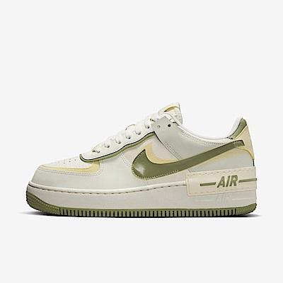 Nike W AF1 Shadow FN6335-101 女 休閒鞋 運動 經典 低筒 雙勾 穿搭 抹茶布丁 米黃