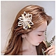 梨花HaNA 精緻的一天．水晶花朵高級美感髮夾 product thumbnail 1