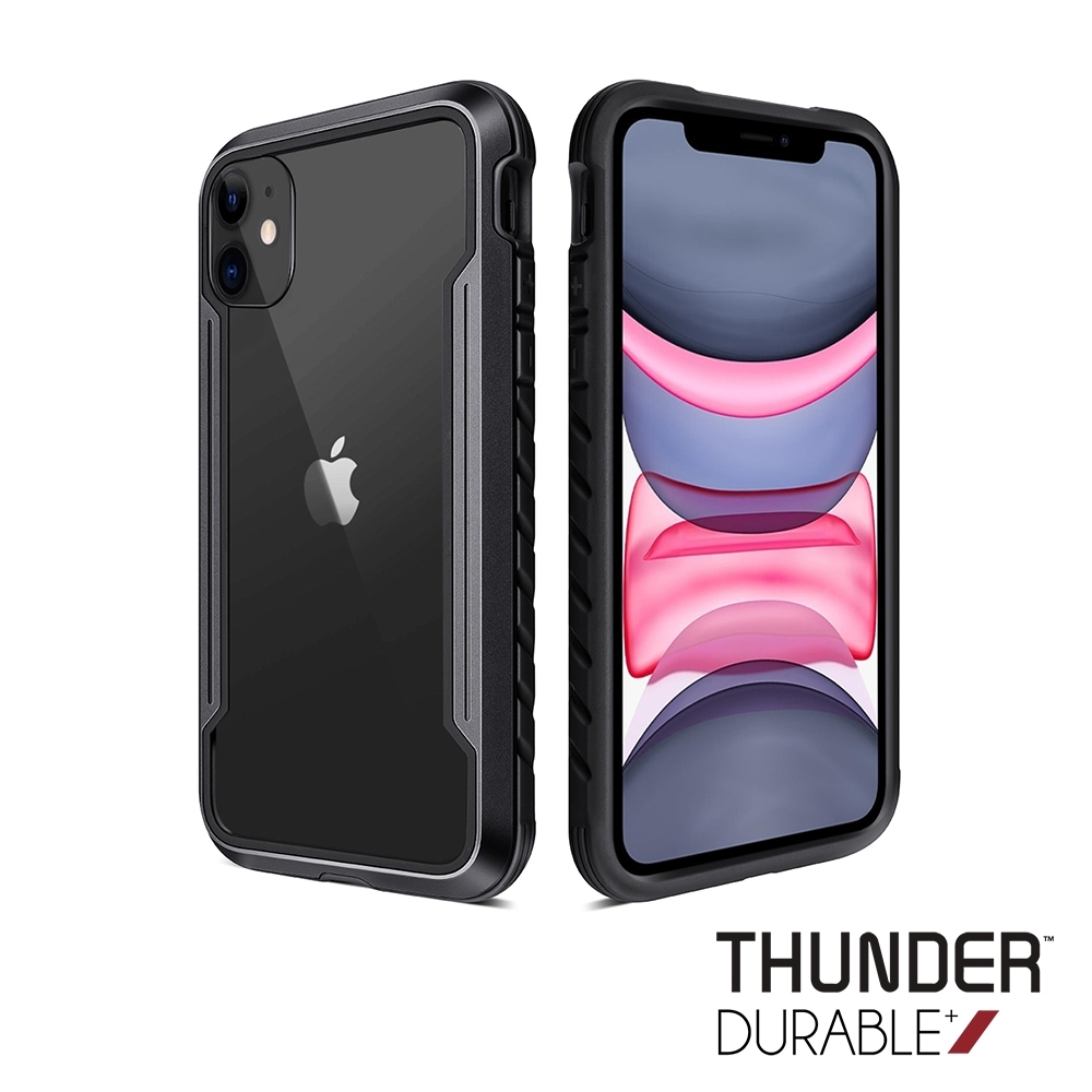 THUNDER iPhone 11 雷霆軍規級鋁合金防摔手機殼(4色)