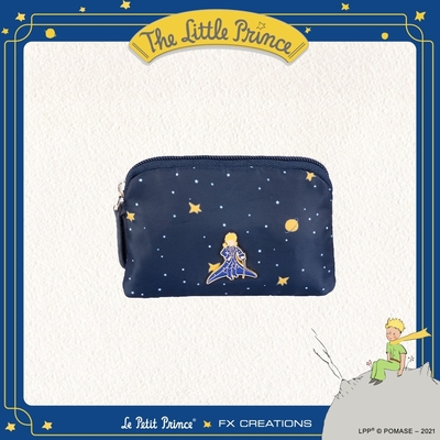 『官方正品』【小王子Le Petit Prince聯名款】閃耀星空系列 卡片零錢包-星空藍 LPP76190-98