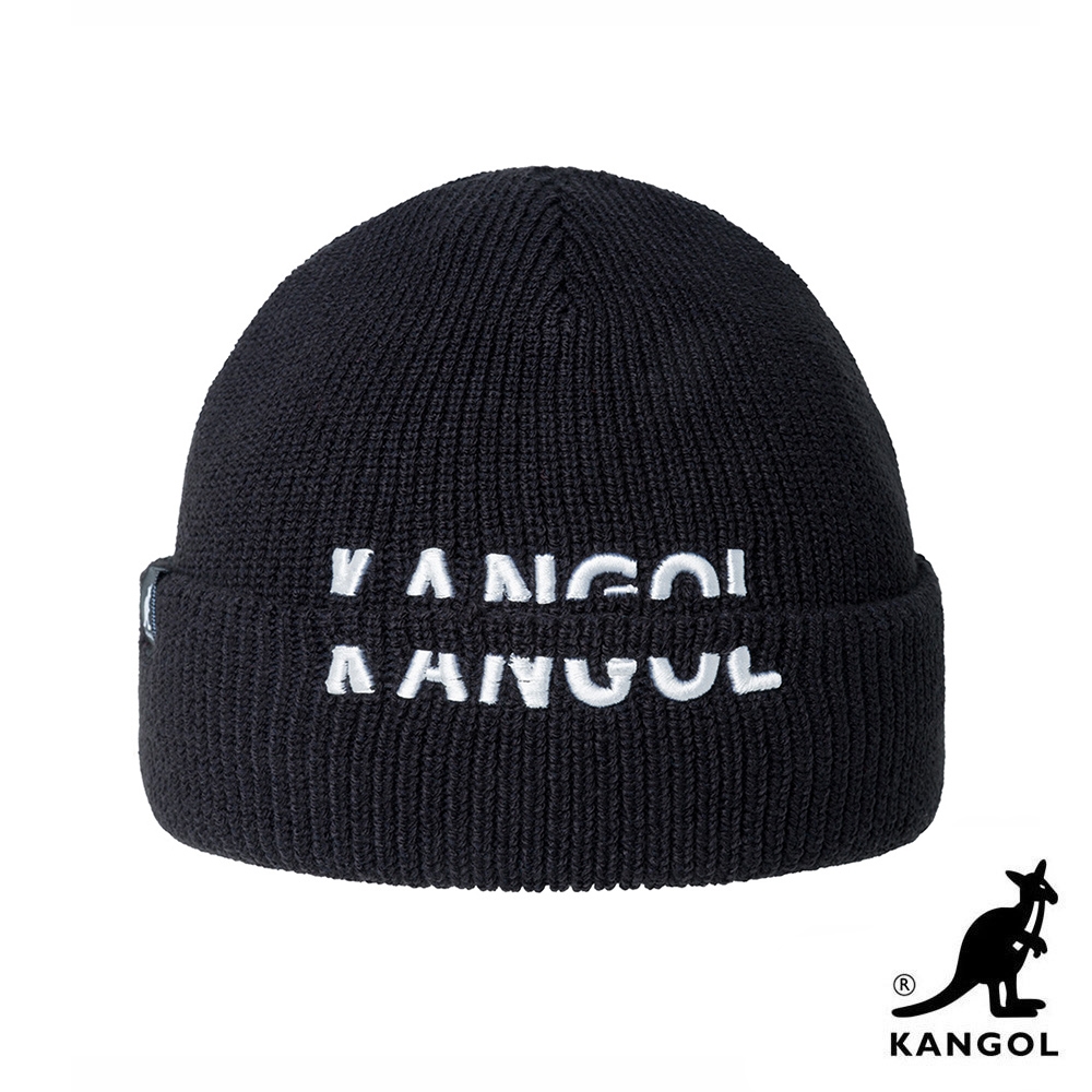 KANGOL-SLICED PEAK 頭顱帽-黑色