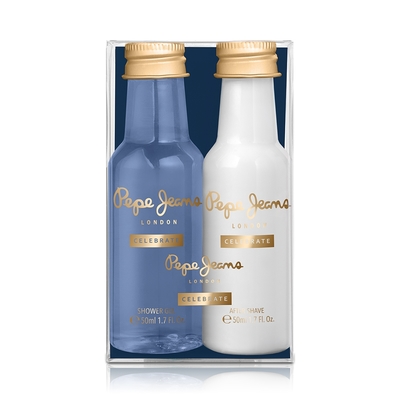 Pepe Jeans 狂歡派對 隨身旅行組(鬍後乳50ml+沐浴膠50ml)