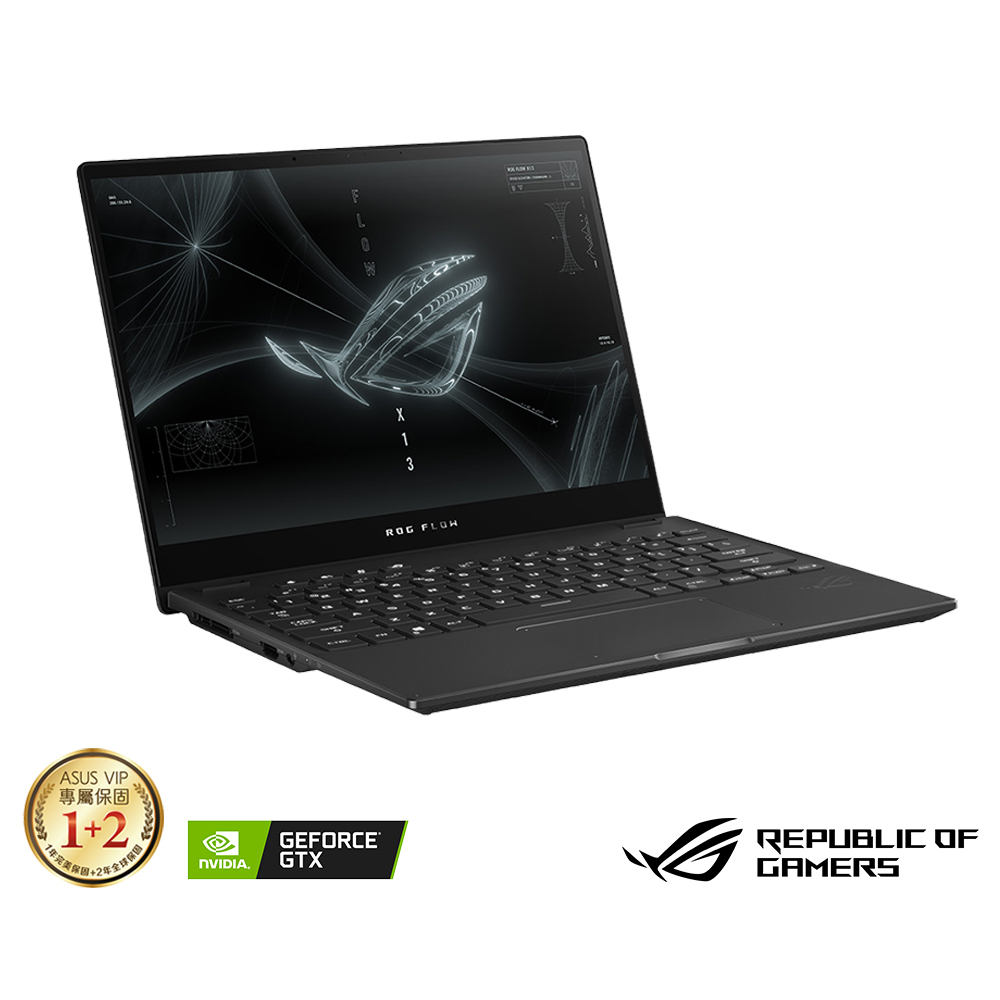 ASUS ROG GV301QH 13吋電競筆電(R9-5900HS/GTX1650/16G/1TB SSD/4K翻轉