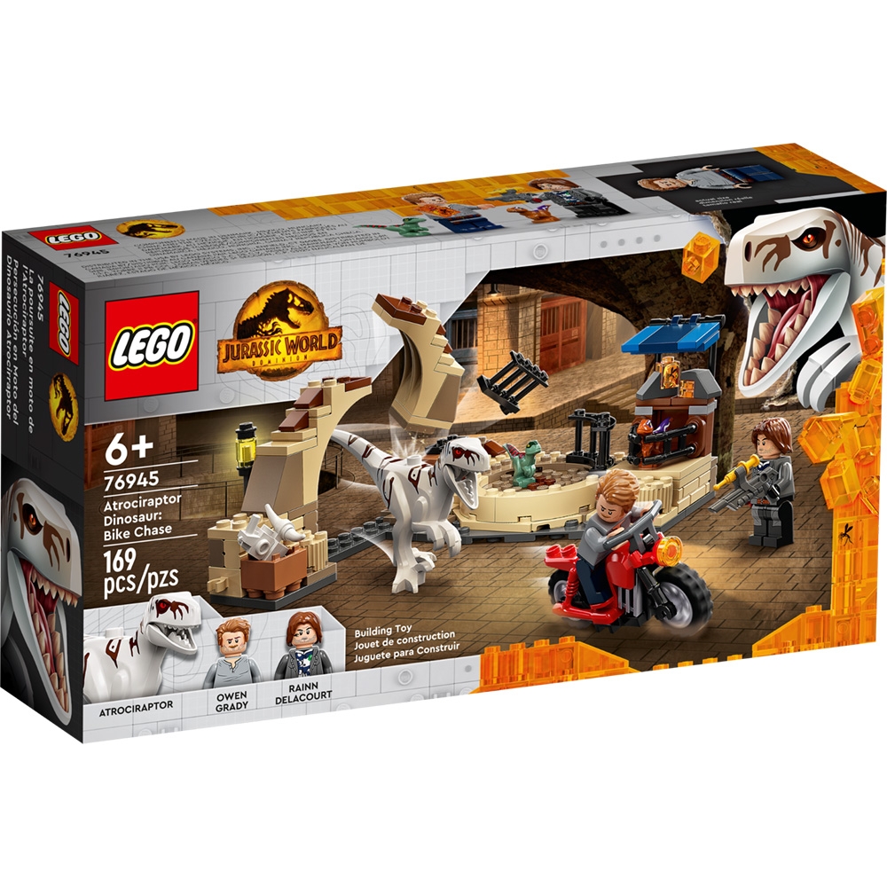 樂高LEGO 侏儸紀世界系列 - LT76945 Atrociraptor Dinosaur: Bike Chase