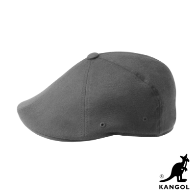 KANGOL-504 WOOL FLEXFIT 鴨舌帽-灰色