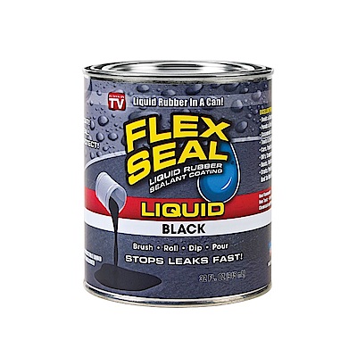 美國FLEX SEAL LIQUID萬用止漏膠(亮黑色/大桶裝)