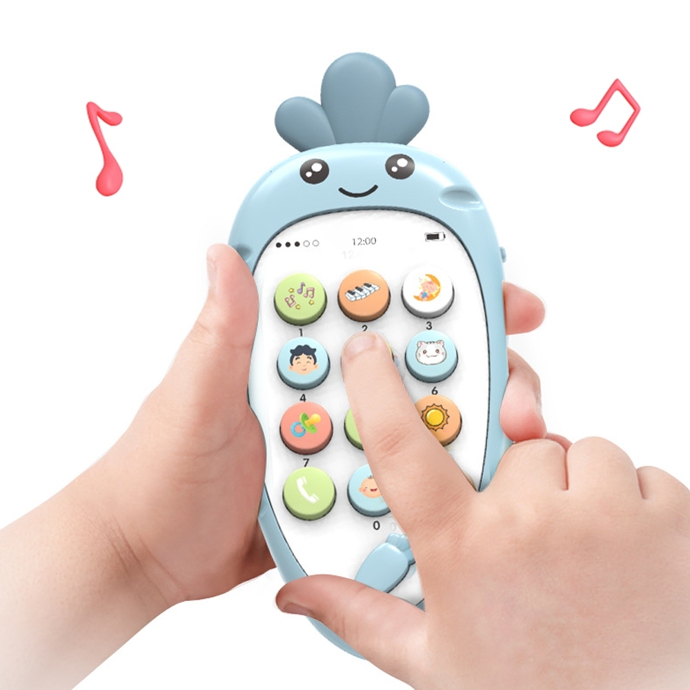 colorland 兒童音樂玩具手機 嬰兒多功能牙膠雙語寶寶玩具