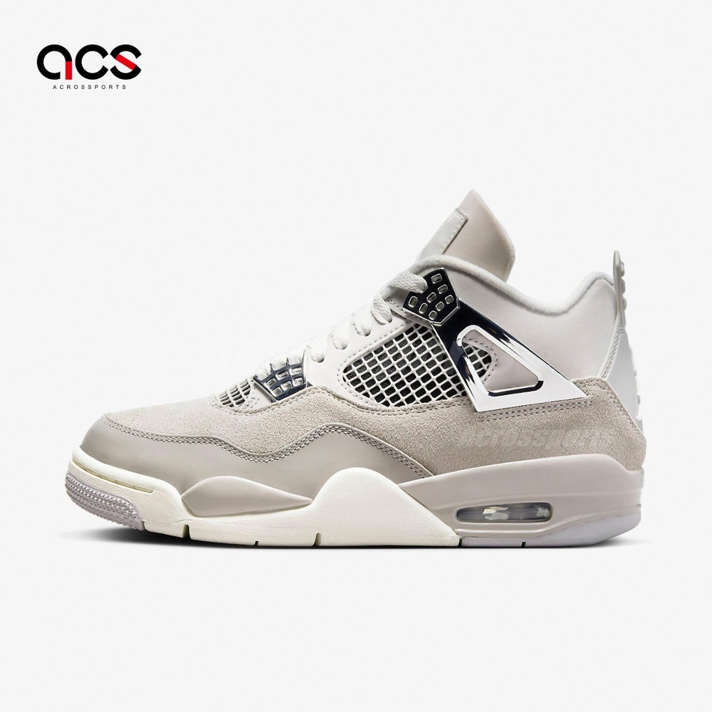 Nike Wmns Air Jordan 4 Retro 女鞋男鞋灰銀4代Frozen Moments AQ9129