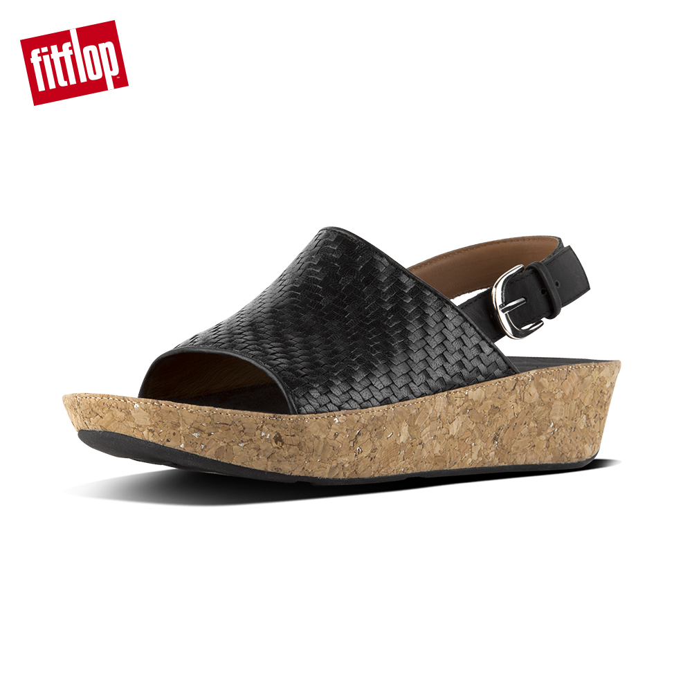 FitFlop BALI BACK-STRAP SANDALS黑