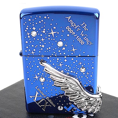 ZIPPO 日系~The Angels Wings-立體天使之翼3面連續加工